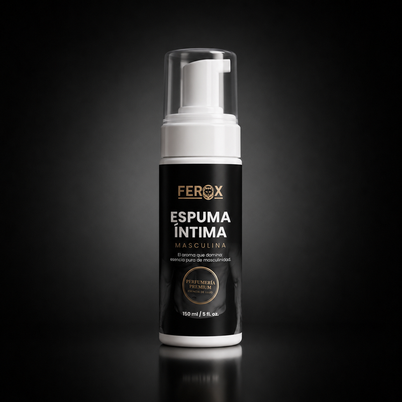 Espuma intima para hombre